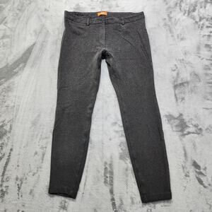 Joe Fresh Pants Womens 10 Gray Mid Rise Stretch Ponte Knit Skinny Leg Casual